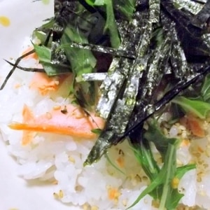 鮭と三つ葉のちらし寿司
